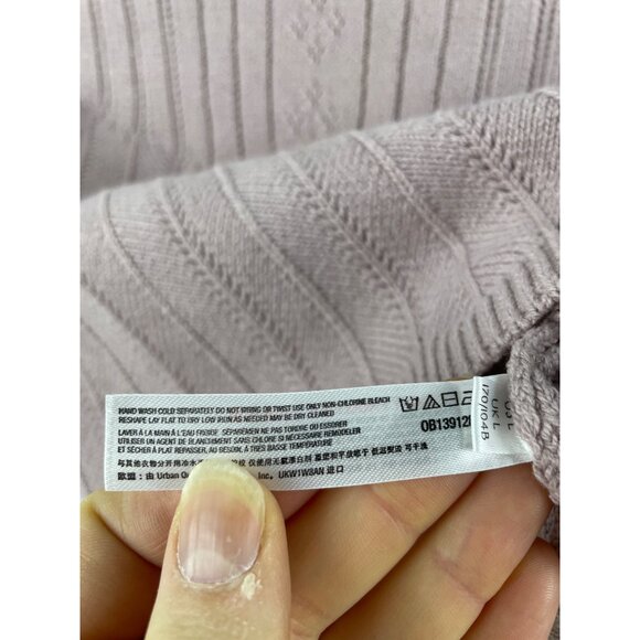 Free People Intimately Womens Large The Romy Swit Silverberry Pointelle Crop Top - Picture 8 of 9